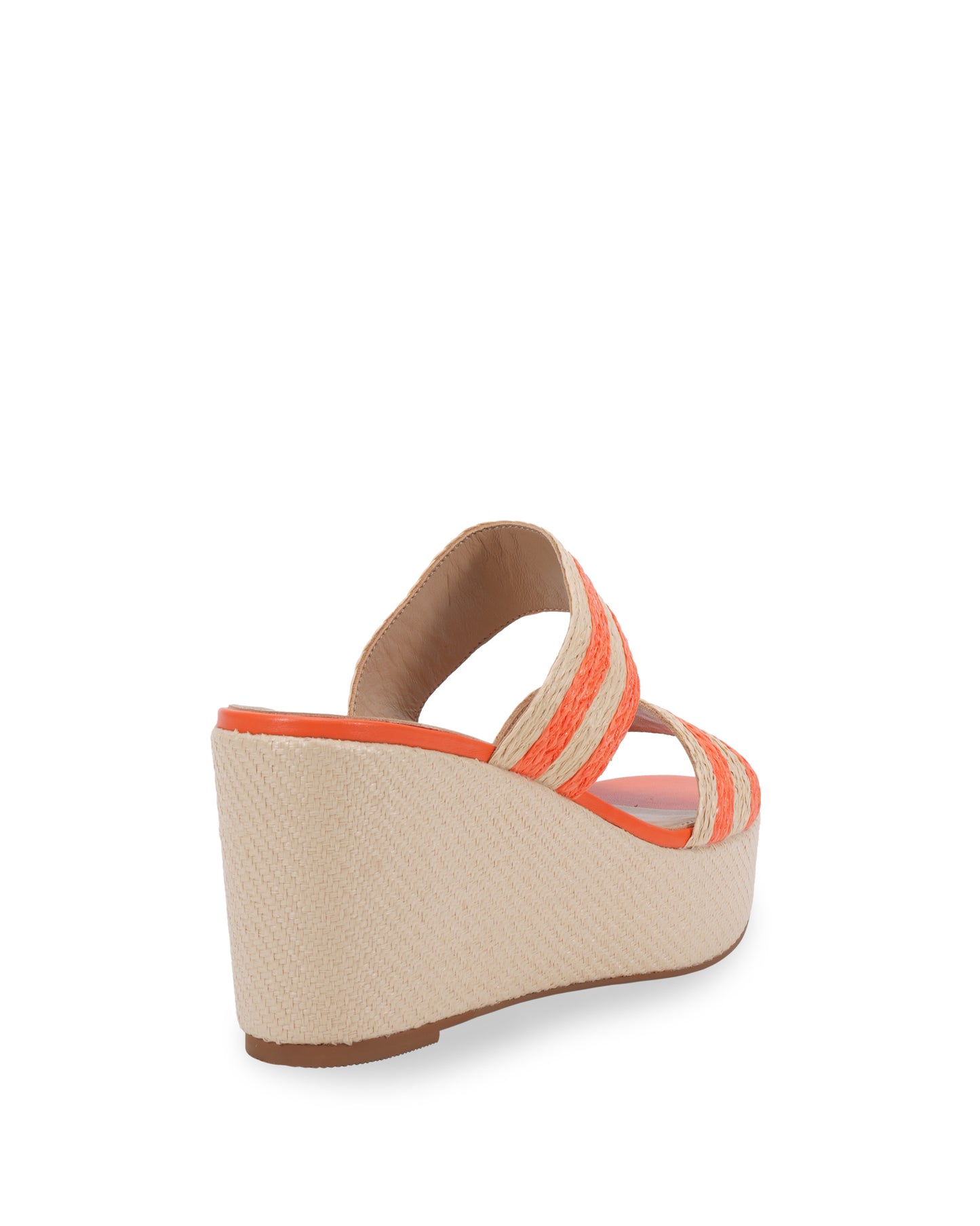 Vallerie Orange/Natural Raffia