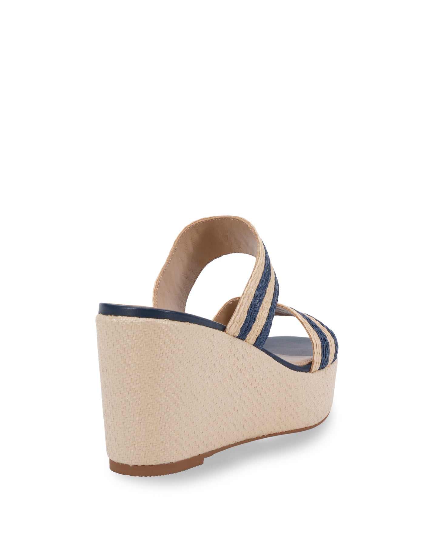 Vallerie Navy/Natural Raffia