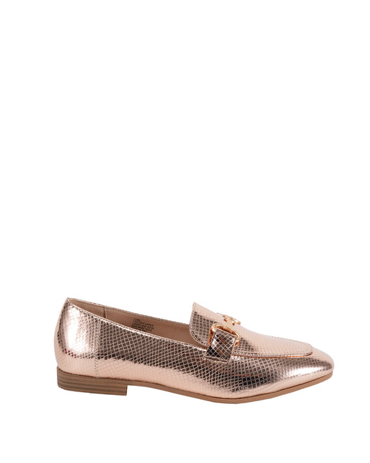 Curl Women's Gold Loafers | SJ