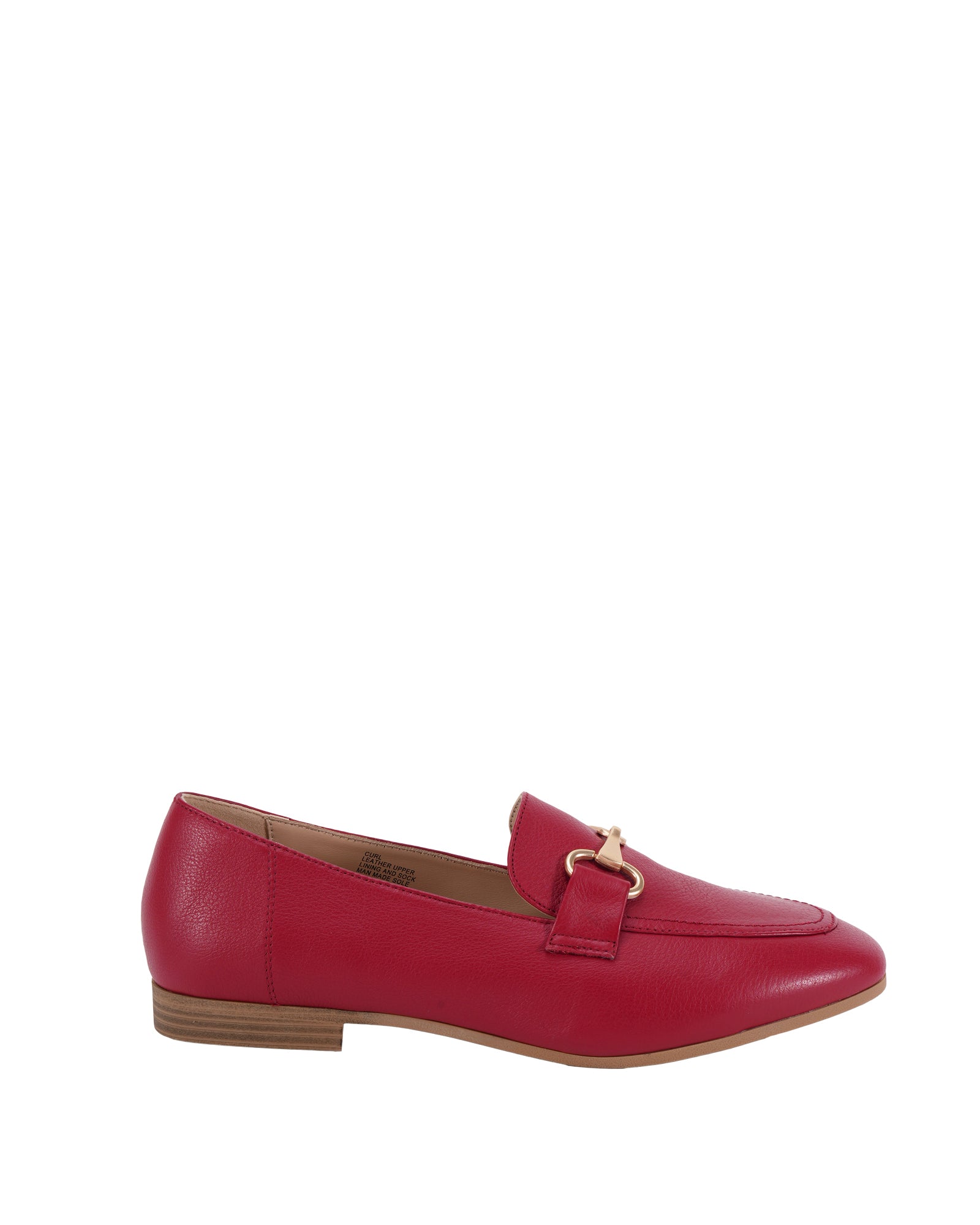 Curl Women's Red Loafers | SJ