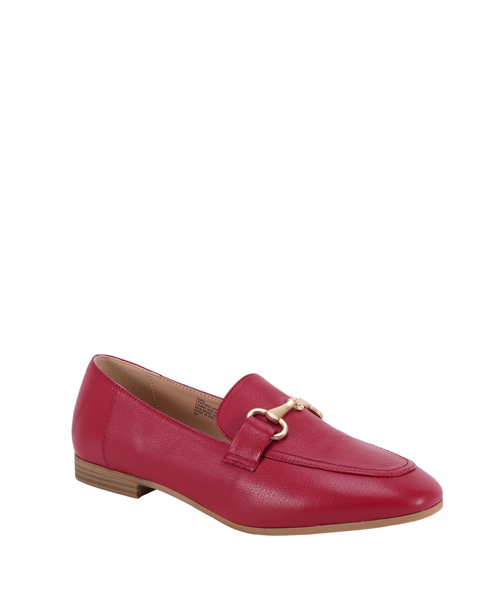 Curl Women's Red Loafers | SJ
