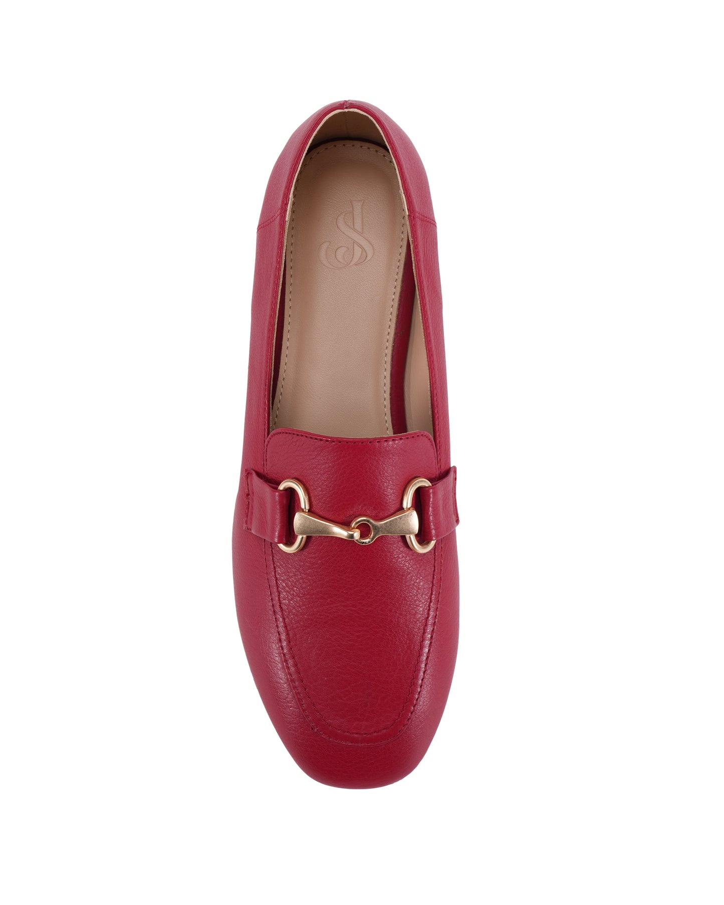 Curl Women's Red Loafers | SJ
