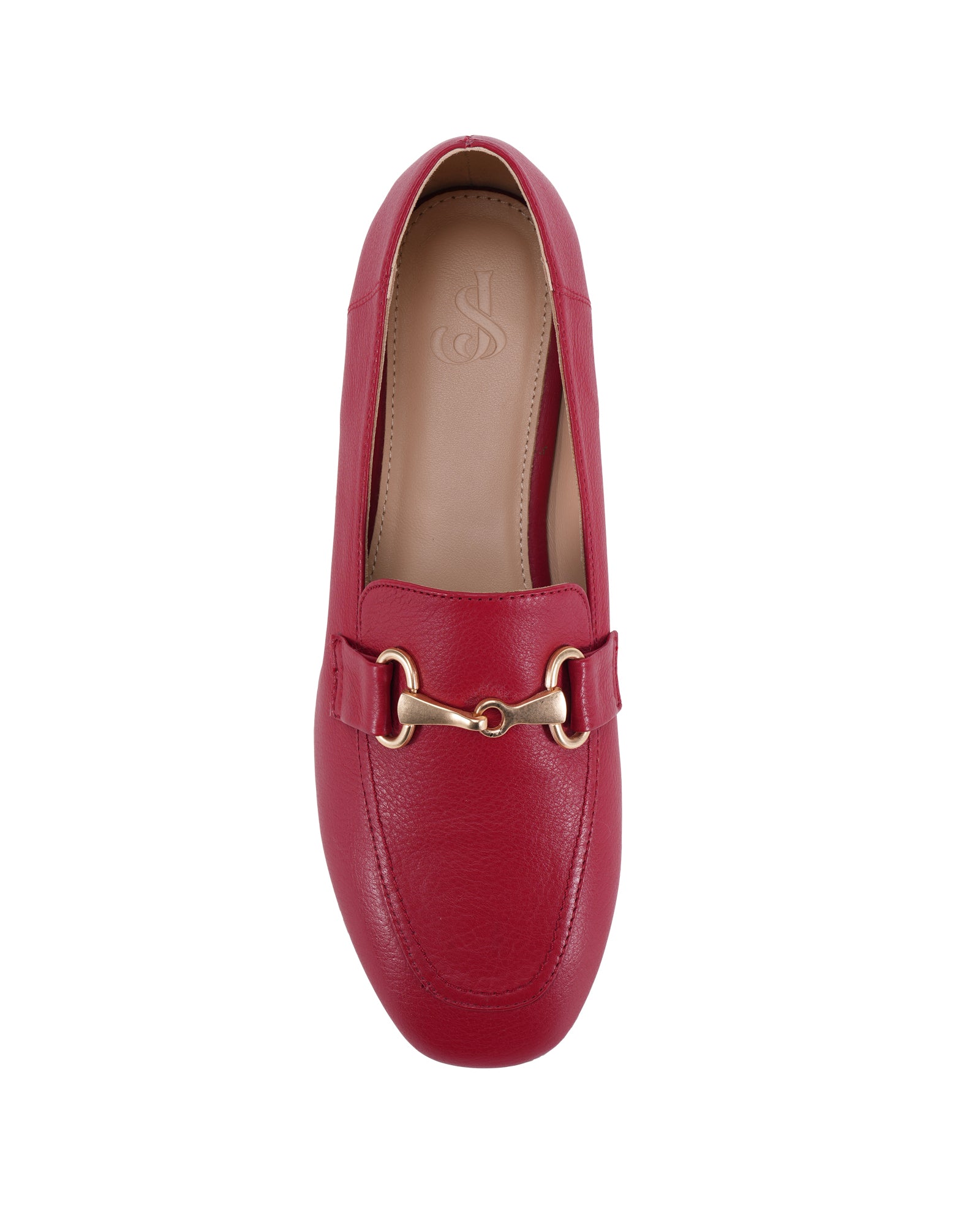 Curl Women's Red Loafers | SJ