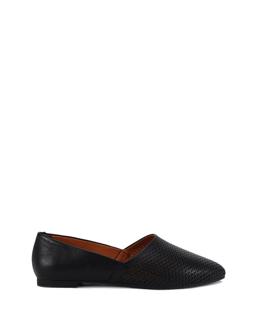 Cozy Women's Black Flat Shoes | SJ