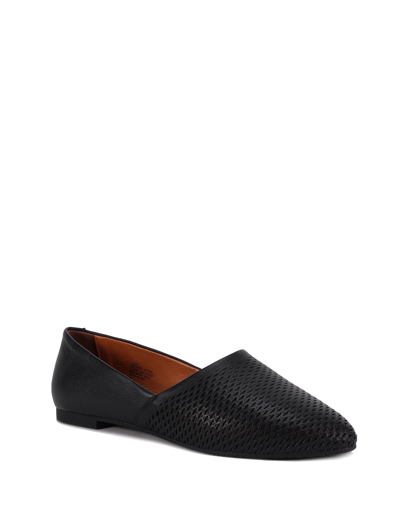 Cozy Women's Black Flat Shoes | SJ