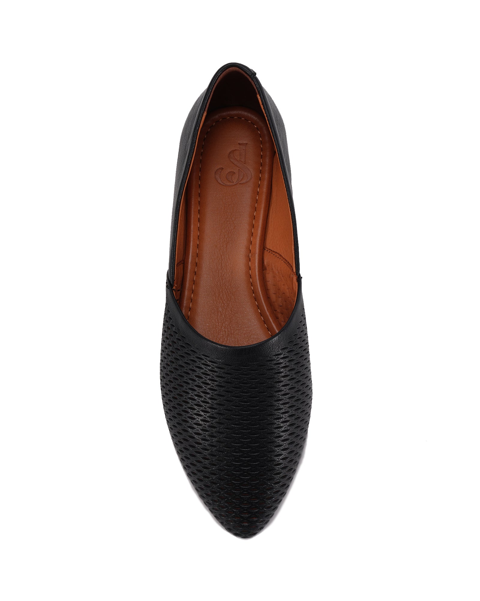 Cozy Women's Black Flat Shoes | SJ