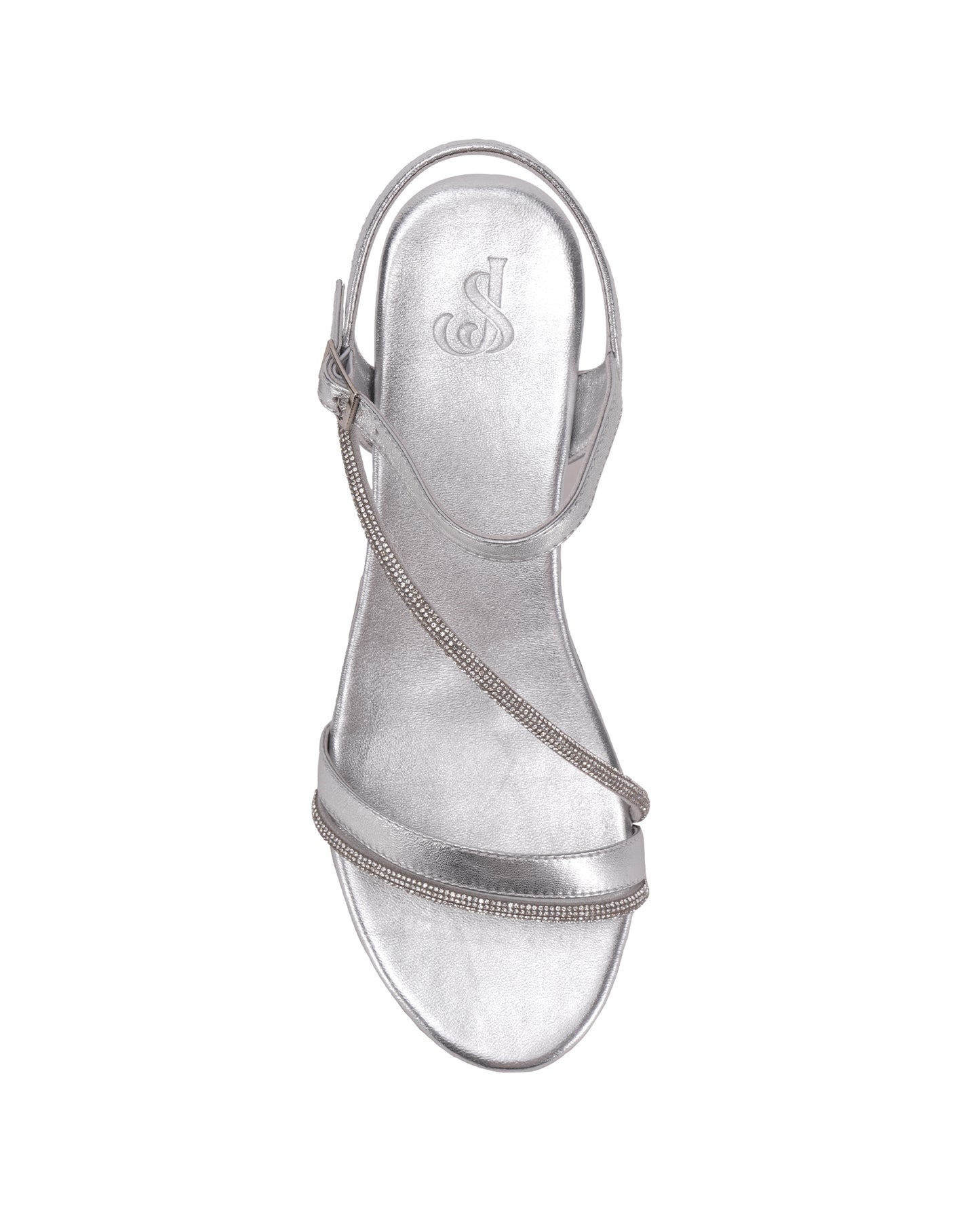 Maze Women's Silver Flat Sandals | Sayso