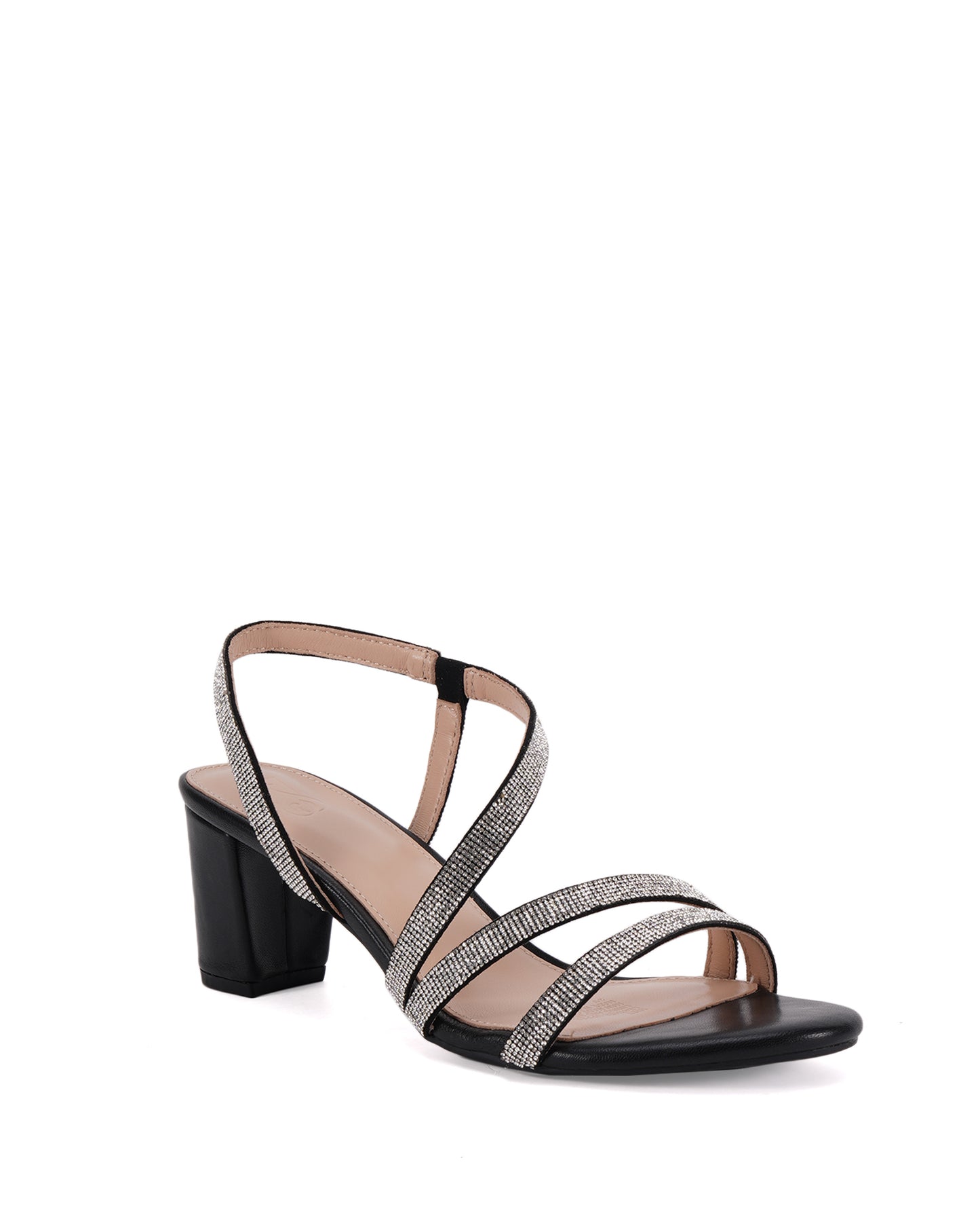 Mist Women's Black Heel Sandal | SJ