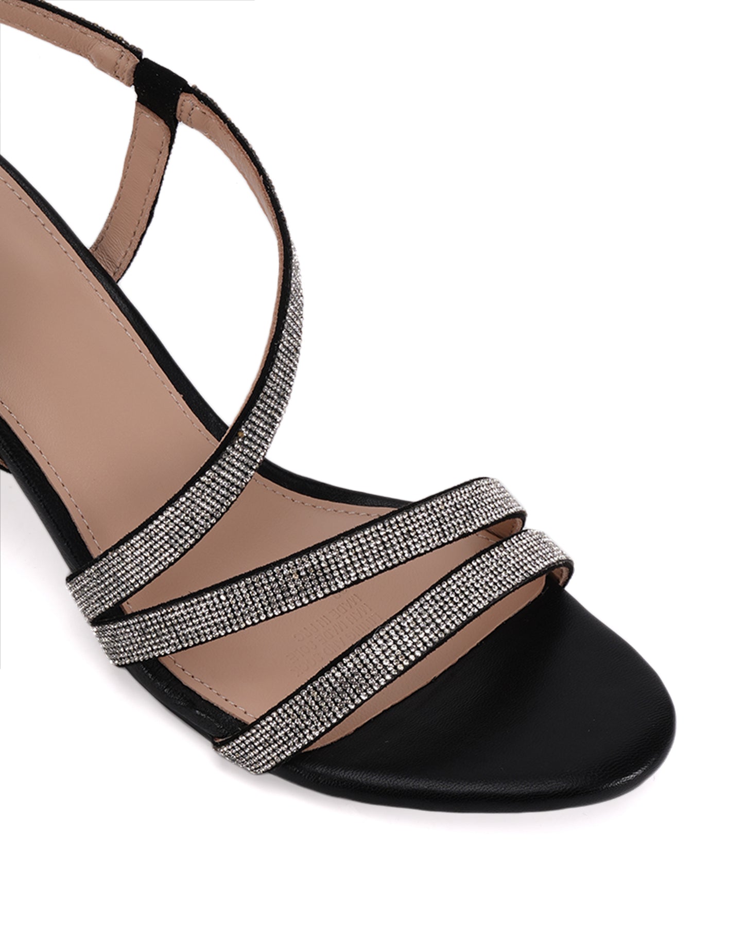 Mist Women's Black Heel Sandal | SJ