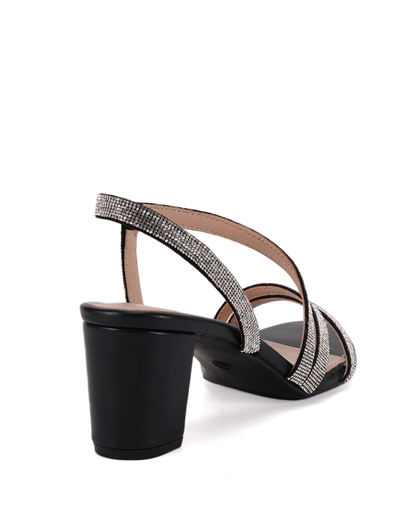 Mist Women's Black Heel Sandal | SJ