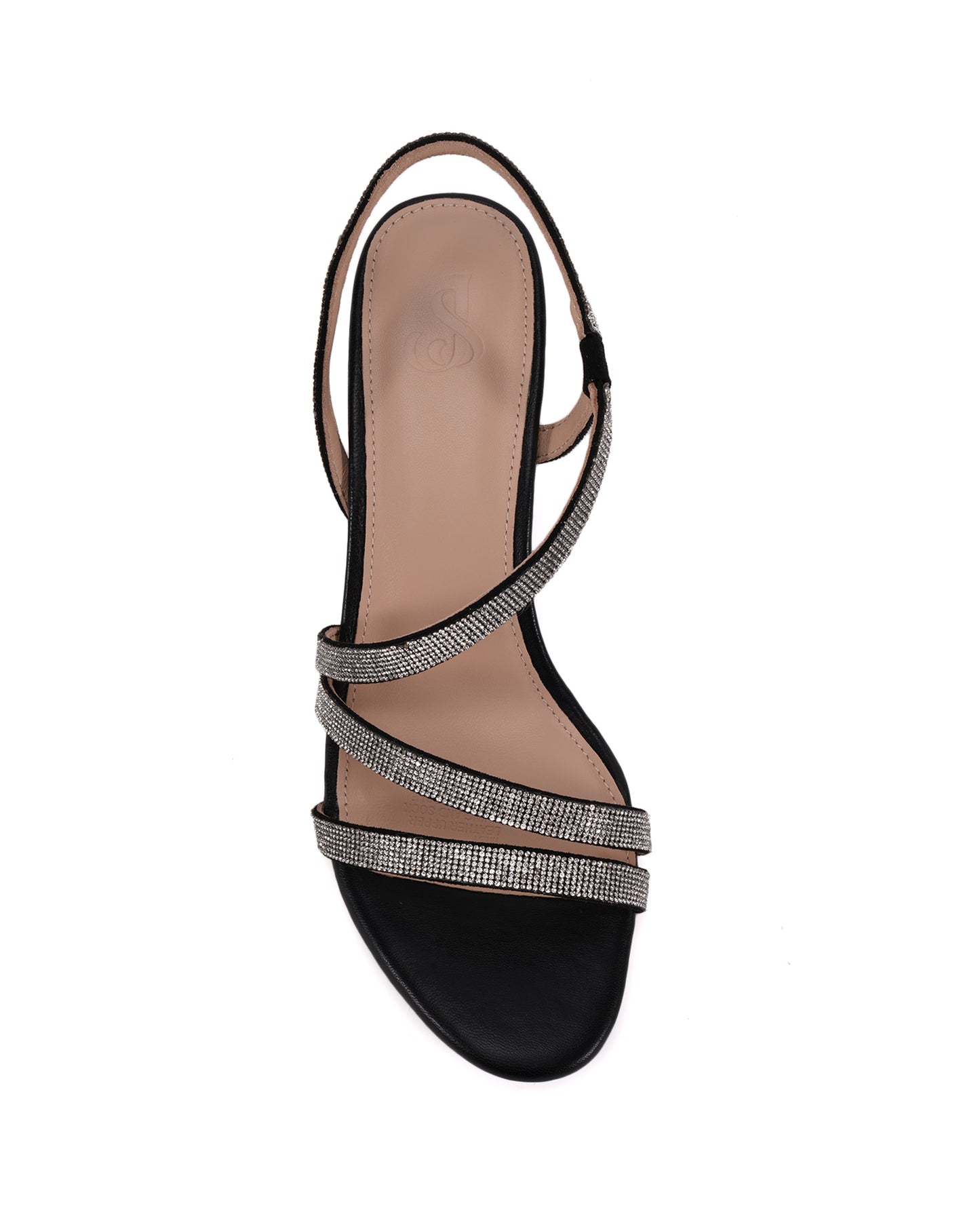 Mist Women's Black Heel Sandal | SJ