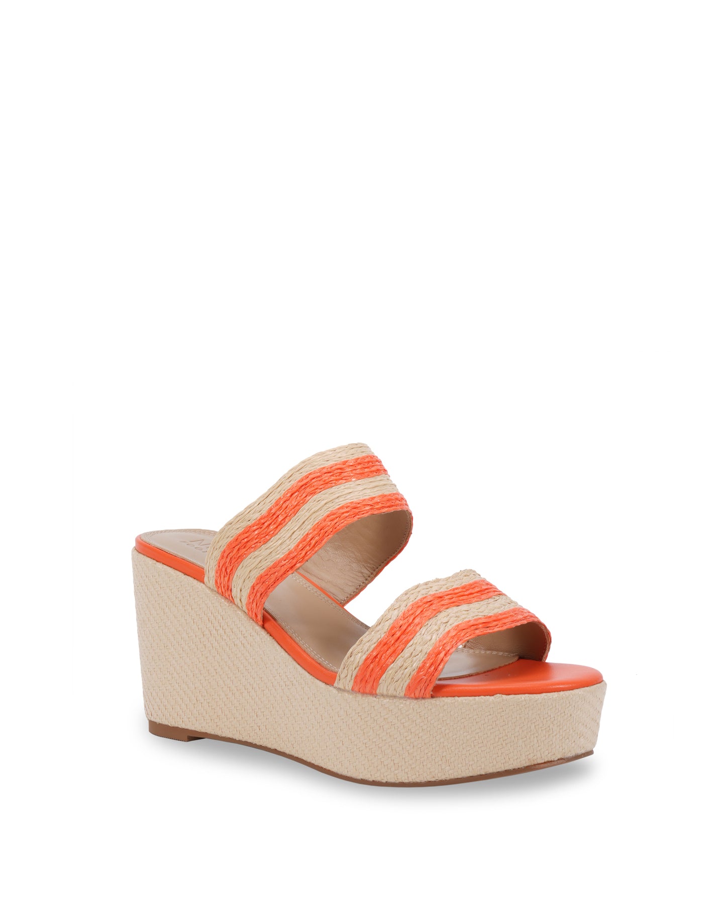 Vallerie Orange/Natural Raffia