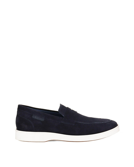 Bayview Navy Suede
