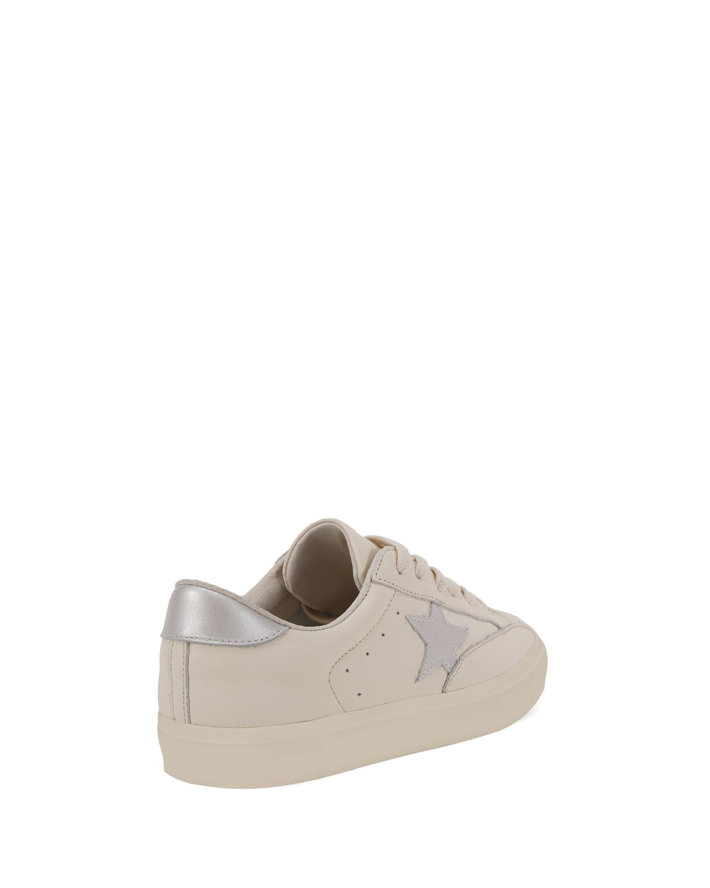 Starlett Women's Beige Silver Sneakers | SJ